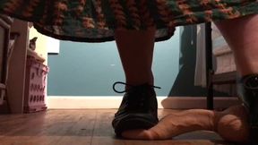 Teacher STOMPS Your Naughty Little Cock MERCILESSLY!