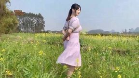 Chinese Bondage - Bound And Walk In Field