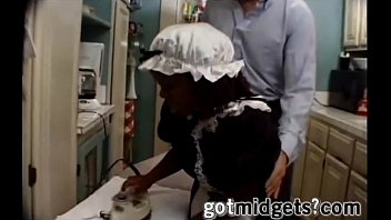 Black Midget Maid Sucks The Landowners Dick