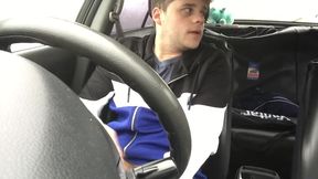 Ben fisher jerking in car amateur