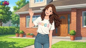 I Fucked My Girlfriend's Stepsister (19) While She Was Watching Hentai Anime
