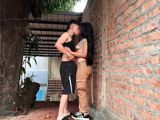 I CAUGHT MY COLOMBIAN NEIGHBOR UP STEALING THE MANGOES FROM MY TREE and we ended up fucking in the yard! - SPACE PRODUCTIONS