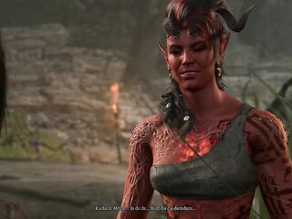 Baldur's Gate 3 Karlach and Shadowheart Sex Scene