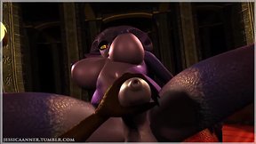 Big Boobed Futanari Babe: Anal Pleasure with Titfucking & Tittyfucking!