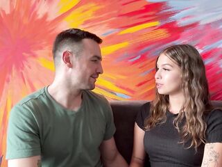 Cute Lalin girl Beauty Next Door Invites White Dude Into Her Apartment