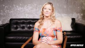 ”Cute River Lynn Giggles Through Orgasm Denial & Deep Throat Training”