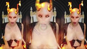 I am your lustful new religion and new dark GOD inside your weak obedient mind!