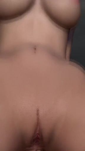 She takes a ride on top and goes the dick from her pussy to her ass again and again POV