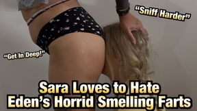 Sara's Disgusted by the Horrid Smell of Eden's Farts!