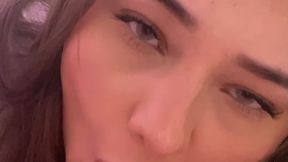 Choking on a nice white cock&hellip;mmmmm