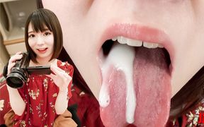 Mio Shinozaki's Sensual Tongue Play