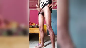 Indian Hunk and Japanese Twink Masturbate Together