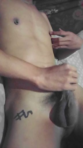 I made a dick show and played my pentil and balls to crot