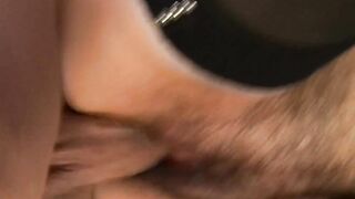 Older Milf with a Stunning Bushy Bush Creampied by her Stepson