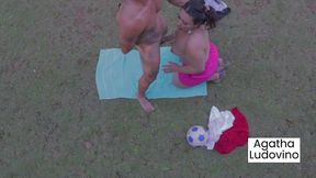 em campo com gabigol, ele socou as bolas no meu cuzinho