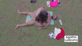 em campo com gabigol, ele socou as bolas no meu cuzinho