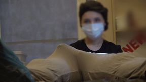 Bulge flash at a beautician appointment | Flashing 3 (4K)