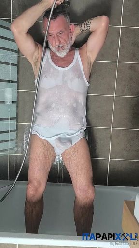 Big Cock Mature Daddy Getting Ready for French Guys