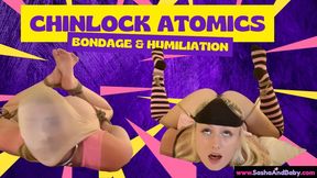 Wedgie - Double Chinlock in Hotel Room - Atomic Wedgie - Panty Fetish - Bully Loser Wedgie - Bondage Humiliation - Rope