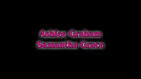 ashlee graham and samantha grace lesbian ass eating