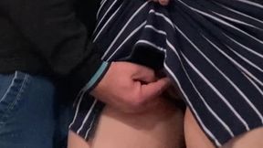 I Let a Stranger Touch My Pussy Under the Dress in the Subway