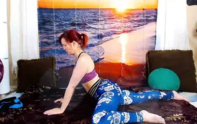 Inner thigh and splits hip mobility. Join my faphouse for more yoga