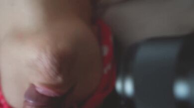 One Blowjob two cameras big dick cumshot in her mouth
