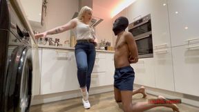 Miss Anna Elite - Kicking & Crushing Your Balls In My Trainers (HD 1080p MP4)