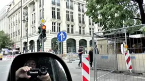 Sexy MILF picked up and banged hard in the car from her fucker