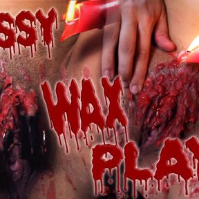 Hot candle wax in my pussy - Sadomasochistic self punishment