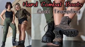 #163 Cock Trampling with Hard Combat Boots (Anya and Nikki)
