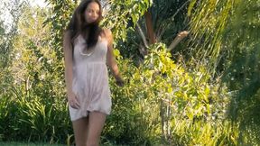 Madi Meadows toys with herself with nipple play and fingering