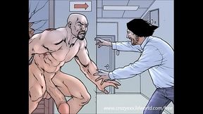 Cyberian NationComic – Hot Anime Couple Engages in Sexy Drawn Action