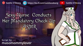 Sexy Nurse Conducts Her Mandatory Check Up ASMR