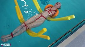 Bratty Lucy's Wet Punishment: Rope, Clamps & Noodles