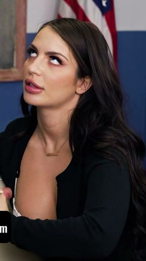 Perv Principal - Thick Hot Stepmom With Huge Natural Tits Alexa Payne Gets Her Girl Out Of Trouble   Clip 1
