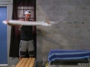 Cute Latino Men Hook Up And Fuck At The Showers - ExtraBigDicks