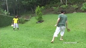 Yougn laitno fucked  by muscle straight curious