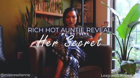 Rich Hot Auntie Reveal Her Secret