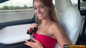 Luke Cooper's Red Hot Road Trip Threesome with Perfect Zoey Luna