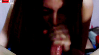 Hot Couple's Role Reversal - She Fucks Him in His Ass While He Suckles Her