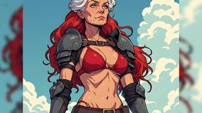 Anime Style Sexy Warrior MILFs