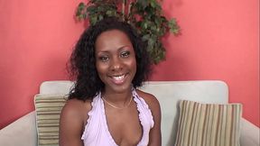 Ebony Ms. Platinum Deepthroats A Huge Dick Down To The Balls.