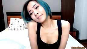 Japanese Small Titty Webcam Model Topless - 1080p