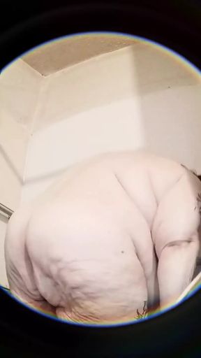 Stepson Caught Stepmom in the Shower Cumming with Hot Power