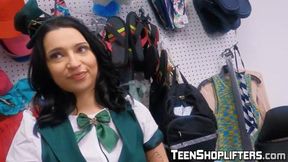 Officer Jack Vegas dominates teen thief Kiana Kumani