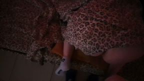 My stepsister is waiting for me in the room with a surprise!