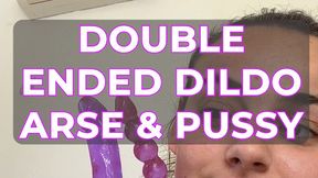 DOUBLE ENDED DILDO ARSE & PUSSY XXX