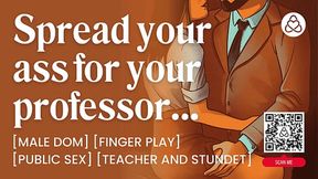 ASMR Audio Porn: Dominant Male Teacher Fucks His Student in The Class � Erotic Audio for Women
