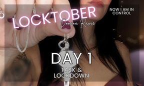 Locktober--- Day 1 -- Welcome to Chastity ....